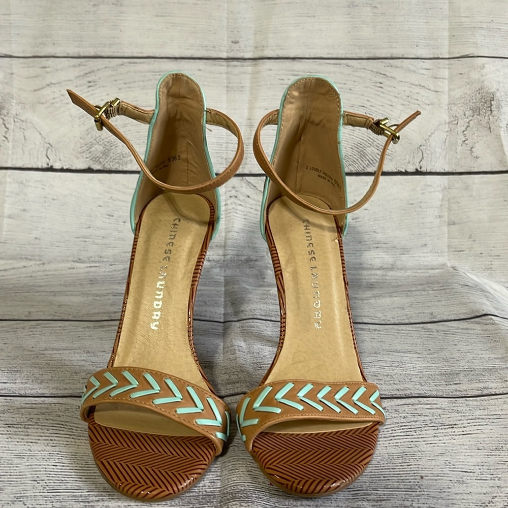 Chinese Laundry Aztec high heels